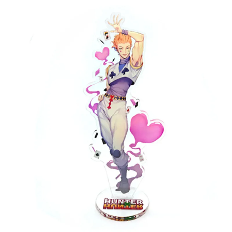 Аниме мультфильм Охотник X HUNTER Killua Zoldyck фигурка на акриловой подставке настольная