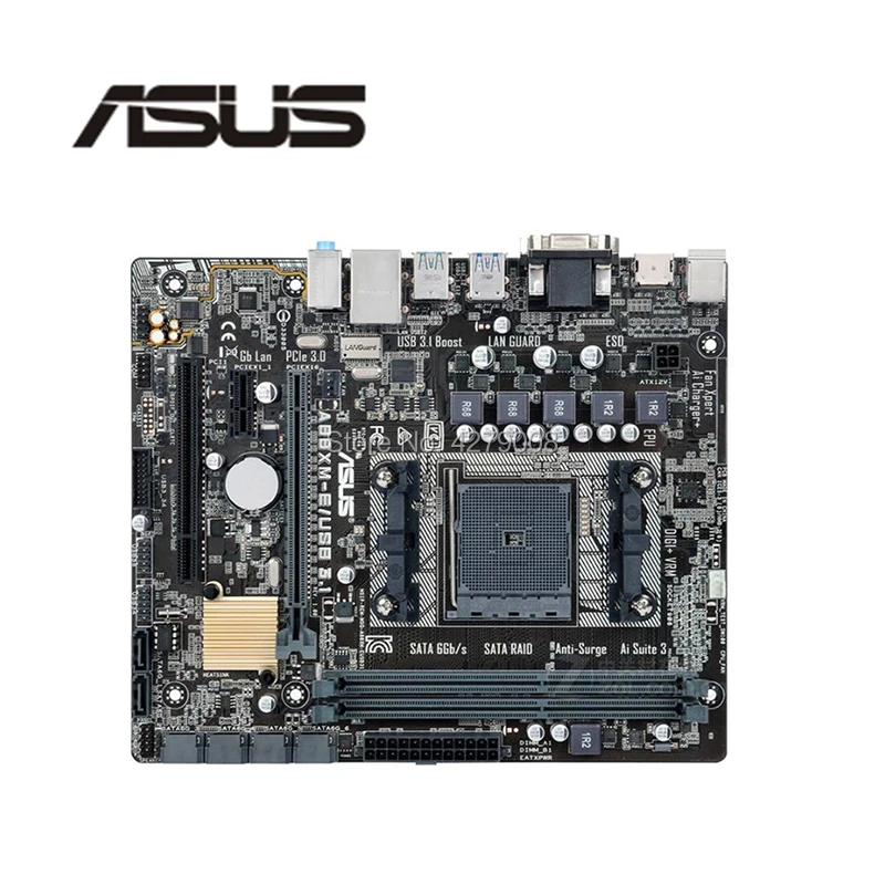 Разъем FM2/FM2+ USB3.0 SATA3.0 для ASUS A88XM-E/USB 3,1 рабочий стол для AMD A88X материнская плата DDR3