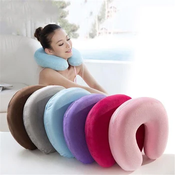 

Travel U-shaped Pillow Inflatable Neck Pillow Inflatable U Shaped Travel Pillow Car Head Neck Rest Air Cushion