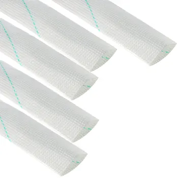 

uxcell Fiberglass Sleeve PVC Insulation Tubing 1500V Tube 30mm I.D. 2.95ft5pcs