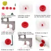 150Sets KAM Snap Button With Snaps Pliers T3/T5 Plastic Buttons For Clothes Bibs Rain Coat Press Stud Fasteners Sewing Crafts 5