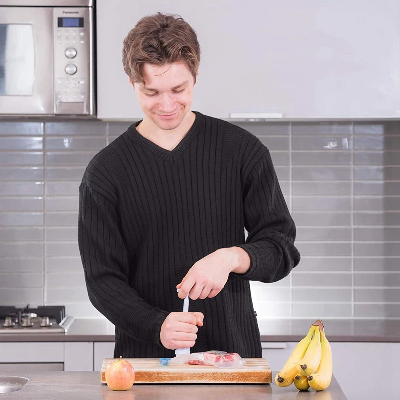 ABSS-Sous Vide сумки многоразовые-30 многоразовые Sous Vide сумки+ Sous Vide зажимы, Sous Vide мешок герметик, вакуумный ручной насос-многоразовые хранения