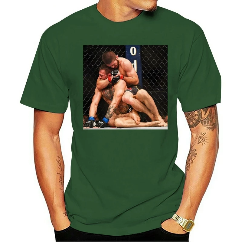 Khabib Nurmagomedov KO Conor McGregor U Fighter Мужская и женская футболка унисекс 2722 | одежда