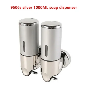 

2pcs Liquid Soap Dispenser Wall Mount 500ml/1000ml Bathroom Plastic Detergent Shampoo Dispensers Hand Kitchen Soap Sanitizer