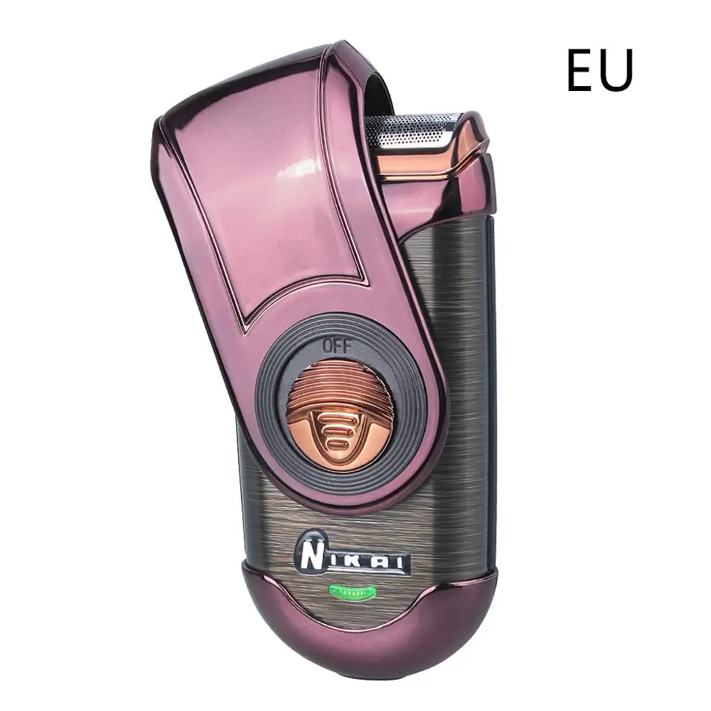 Фиолетовый Rechargeable Shaver Strong Electric Shaver Portable Reciprocating Razor Charging Single Mesh Electric Razor For Men Face Care Mu - Цвет: Фиолетовый