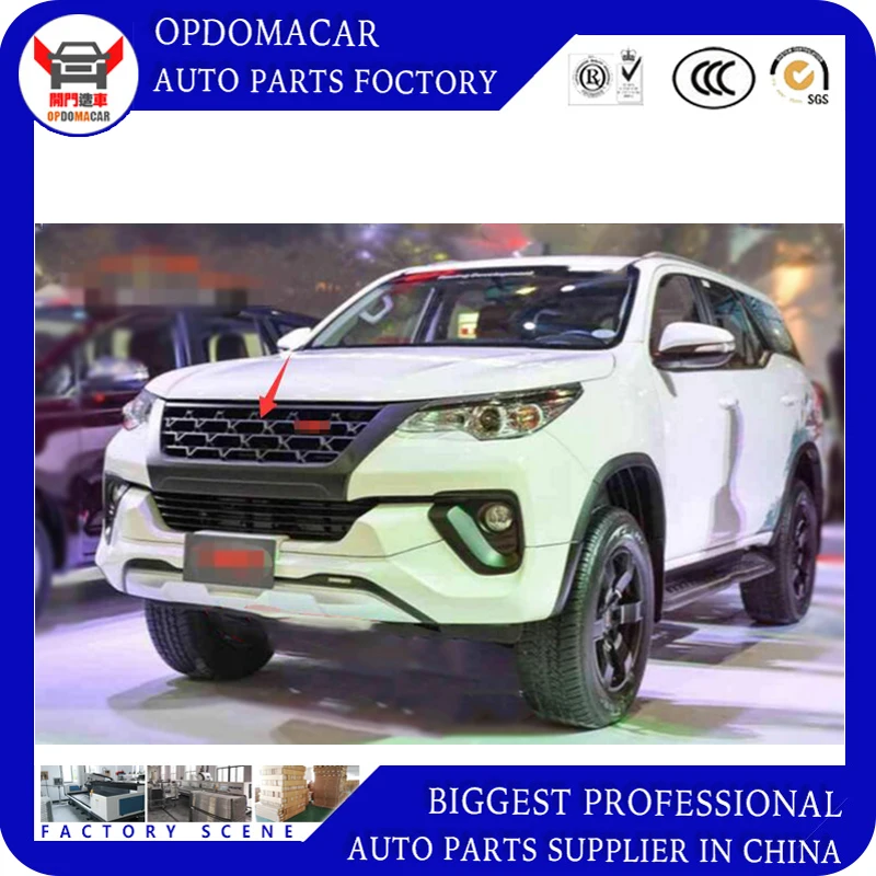 Высококачественная модификация ABS Автомобильная передняя решетка гоночная решетка гриль для Fortuner грили