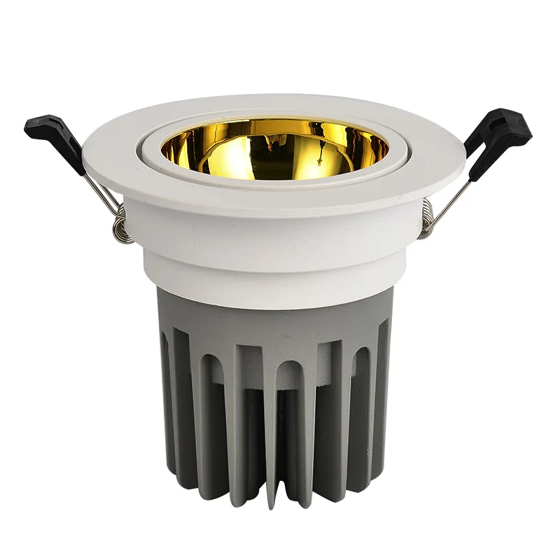 LukLoy COB Встроенный светильник алюминиевая лампа корпус антикоррозийный коридор Встраиваемый прожектор магазин потолочный Вниз свет Mall точечный свет