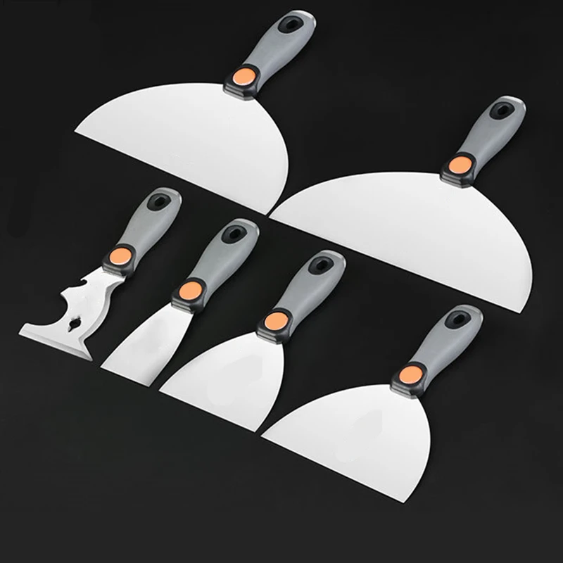 

Stainless Steel Drywall Plastering Scraper Tool Putty Knife Trowel Wall Cleaning Shovel Construction Tools FO4040-FO4045