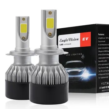 

EV9 Mini Car Headlamps 6000K H7/9005/HB3/9006/HB4/H8/H9/H11/H1 LED Headlight for Car Front Bulbs