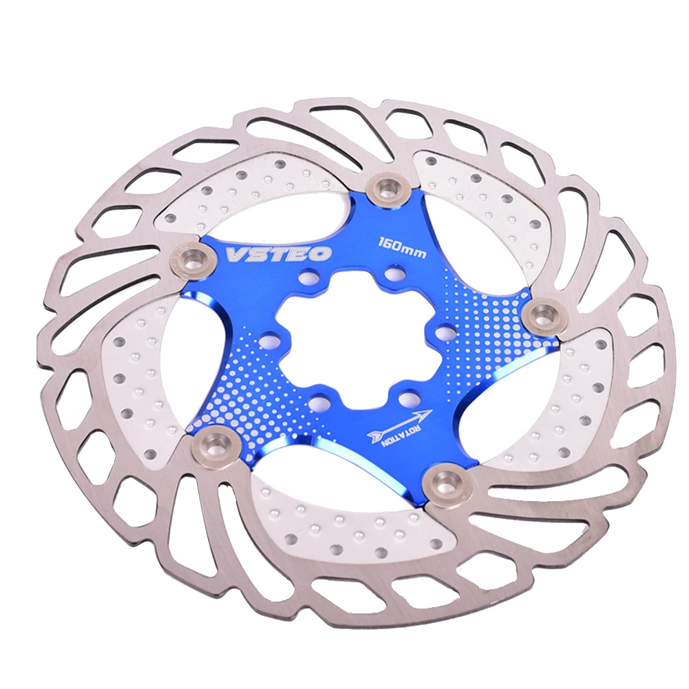 160 мм с винтами плавающая Замена практичный Ротор легко установить анти коррозии 6 отверстий тормозной диск Аксессуары для горных