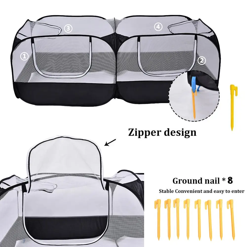 Pet Playpen Chicken Coop Rabbit Cage Portable Foldable Pet Fence Outdoor Small Animal Cage Game Playground Fence Pet Supplies Pet Playpen Chicken Coop Rabbit Cage Portable Foldable Pet Fence Outdoor Small Animal Cage Game Playground Fence Pet Supplies
