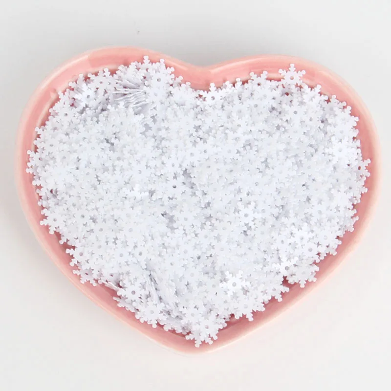 7mm snowflake white
