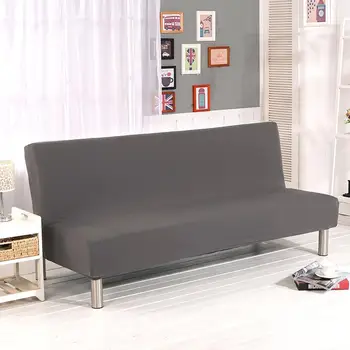 

41 1PC Solid Color All-inclusive Sofa Covers Without Armrests Sofa Bed Cover Couch Cover Sofa Cover for Living Room funda sofa