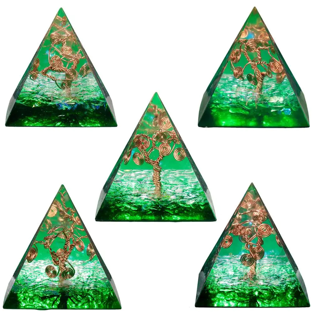 TUMBEELLUWA каменный кварцевый камень Orgone целительная Пирамида кристалл точка генератор энергии фигурка Декор защита Метафизический Рейки