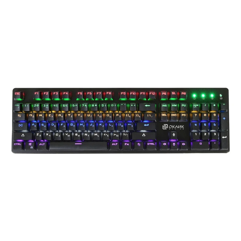 Клавиатура OKLICK 990G RAGE, черный