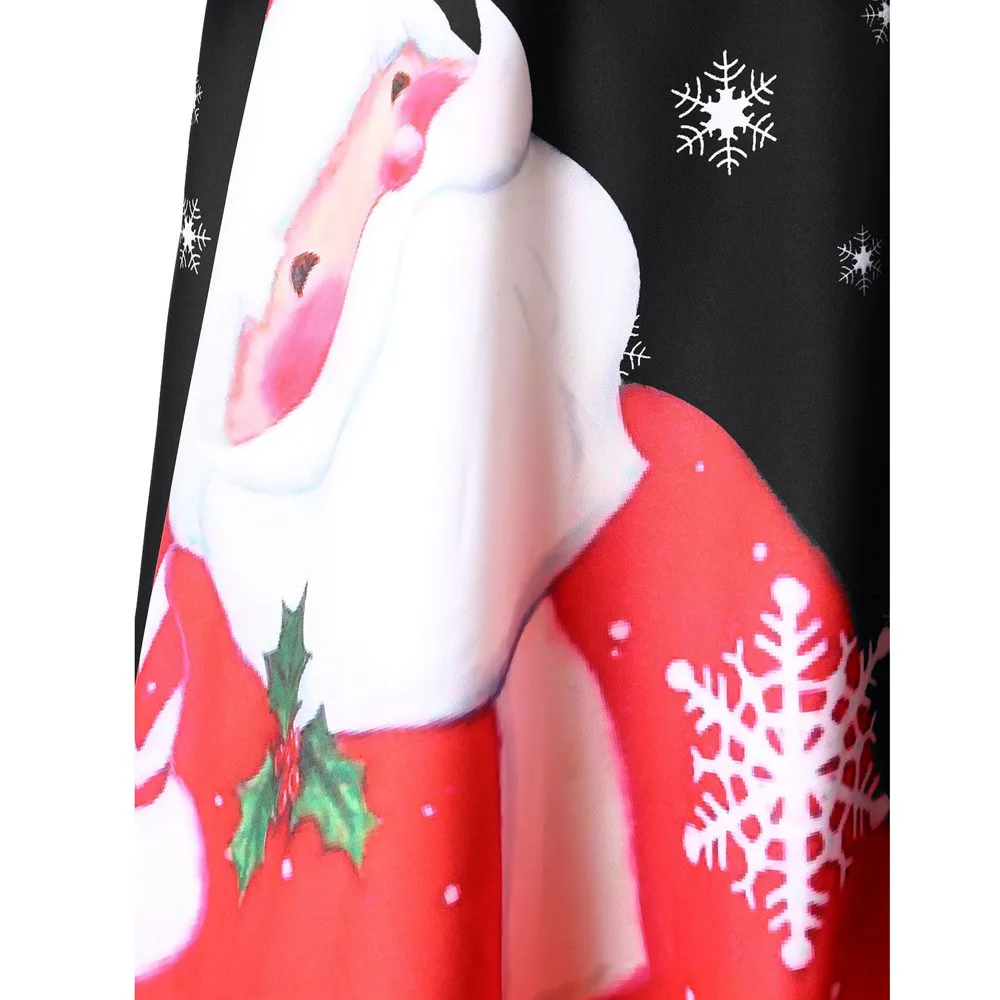 35 summer dress fashion women's plus size christmas santa claus party airy vintage dress vestidos verano Christmas Dress