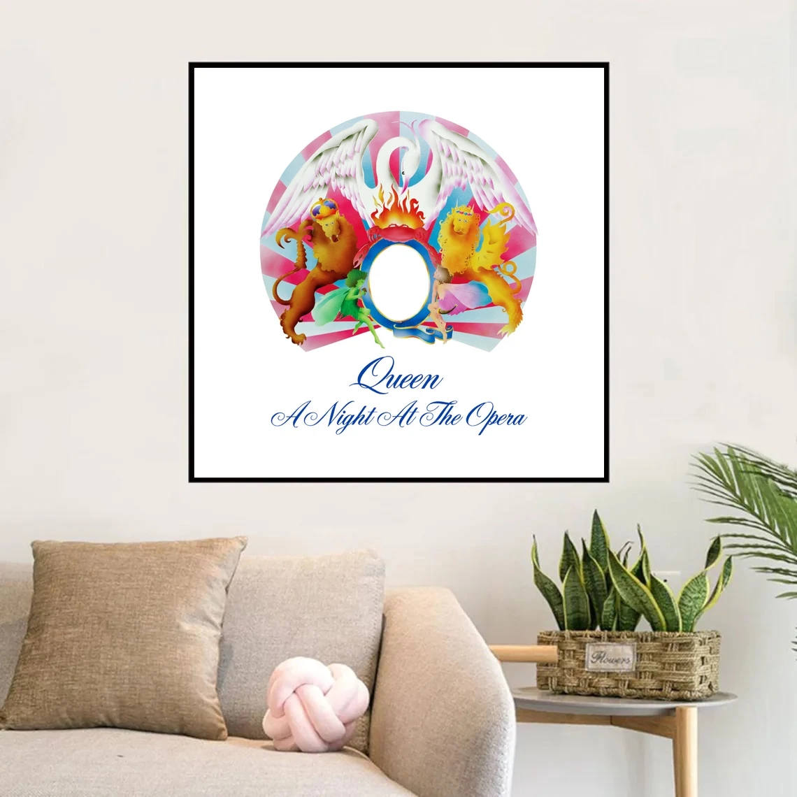 Queen A Night At The Opera Fall Out Boy Music Album Poster Prints Art Canvas Painting Wall Living Room Home Decor (No Frame)