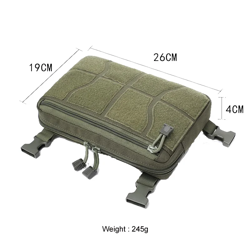 Nylon Tactical Chest Bag Adjustable Military Molle Pouch Shoulder Bag Men Outdoor Sport Hunting Camping Vest Bags Waist Packs