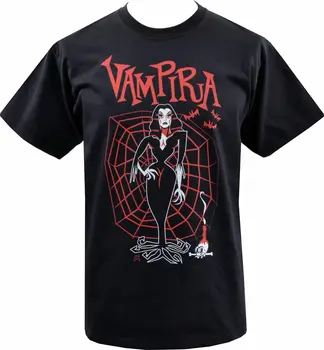 

MENS T-SHIRT VAMPIRA GOTHIC GOTH SPIDER WEB HORROR HALLOWEEN VAMPIRE S-5 XLCool Casual pride t shirt men Unisex Fashion tshirt