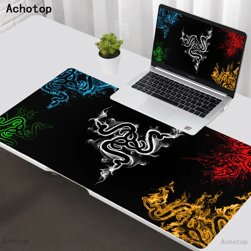 Дизайнерский коврик для мыши с рисунком аниме Razer высококачественный из