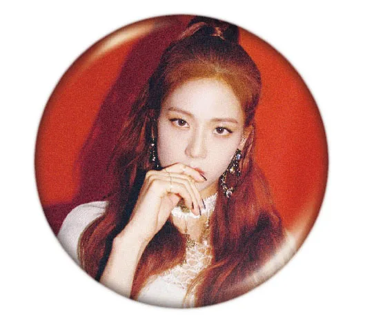 K-POP BLACKPINK альбом брошь, значок на булавке аксессуары для одежды шляпа украшение для рюкзака 1 шт. настраиваемый брошь значки на заказ - Окраска металла: E
