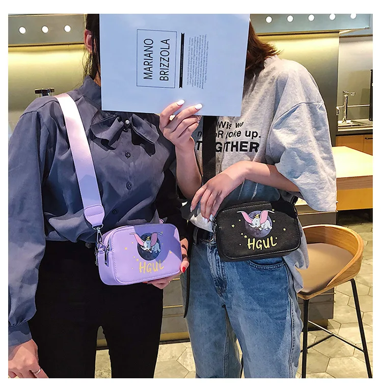Дисней дамская сумка-мессенджер из мультфильма дамская сумка через плечо pu женская модная сумочка маленькая посылка, Подарочная сумка для мобильного телефона, сумочка для покупок
