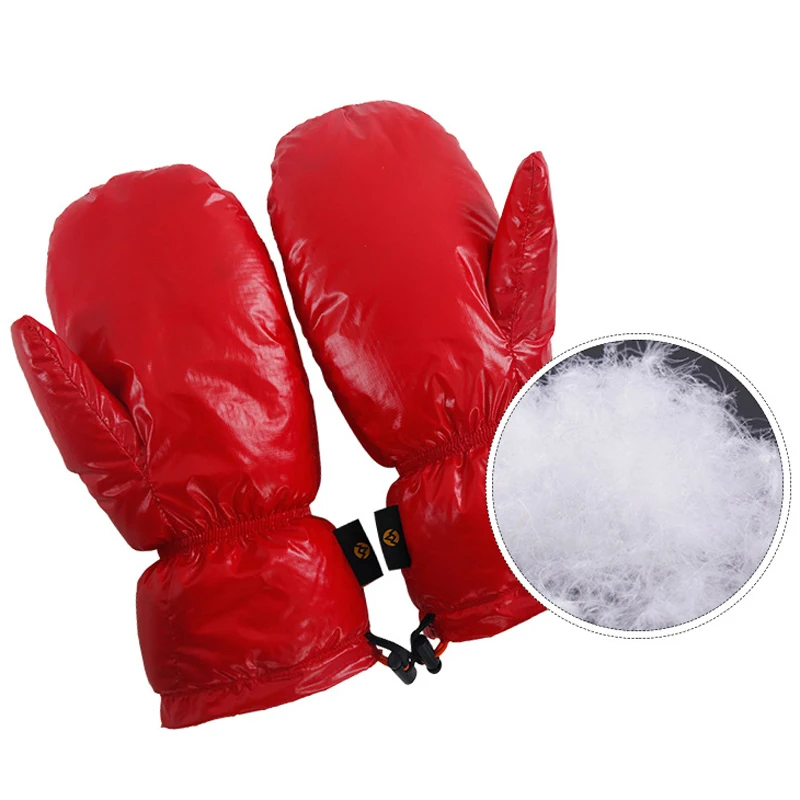 Aegismax перчатки с гусиным пухом ветрозащитные теплые перчатки с открытыми пальцами для походов и кемпинга