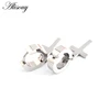 Alisouy 2pcs Women Men's Stainless Steel Dropping Earrings Black/Silver Color Cross Gothic Punk Rock Style Pendientes Mujer Moda ► Photo 3/6