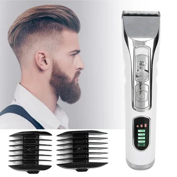

US Plug 110-240V Hair Clipper Professional Electric Hair Trimmer Hair Modeling Styling Hair Cutter for Home Hair Salon Barber