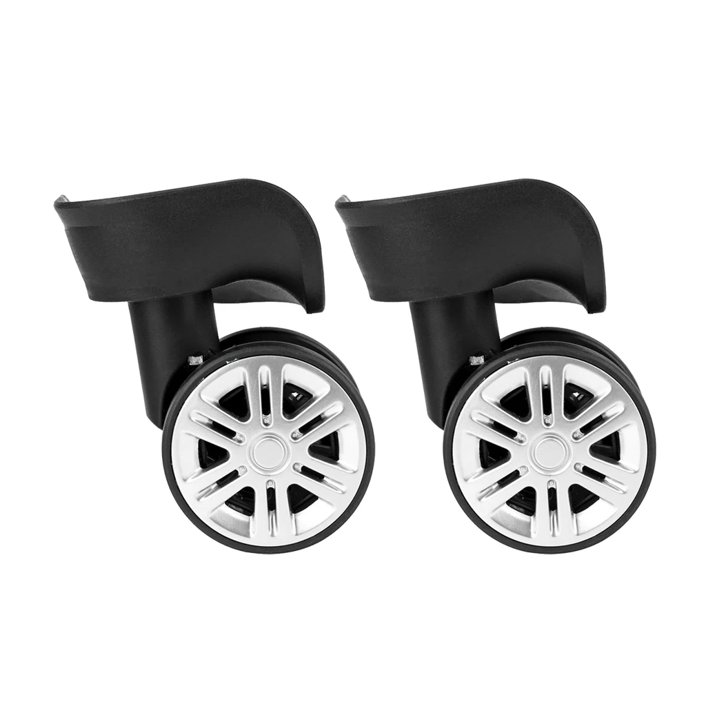Brand New Durable 2x Dia PP Single Wheel Trolley Caster Pulley Suitcase