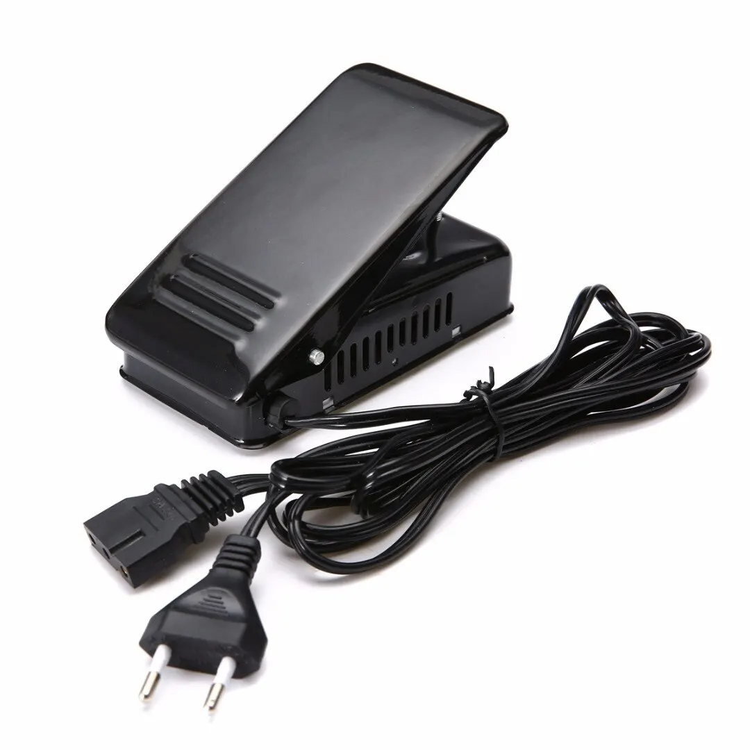 110W Universal Home Sewing Machine Motor Foot Pedal Controller Black 0.5A