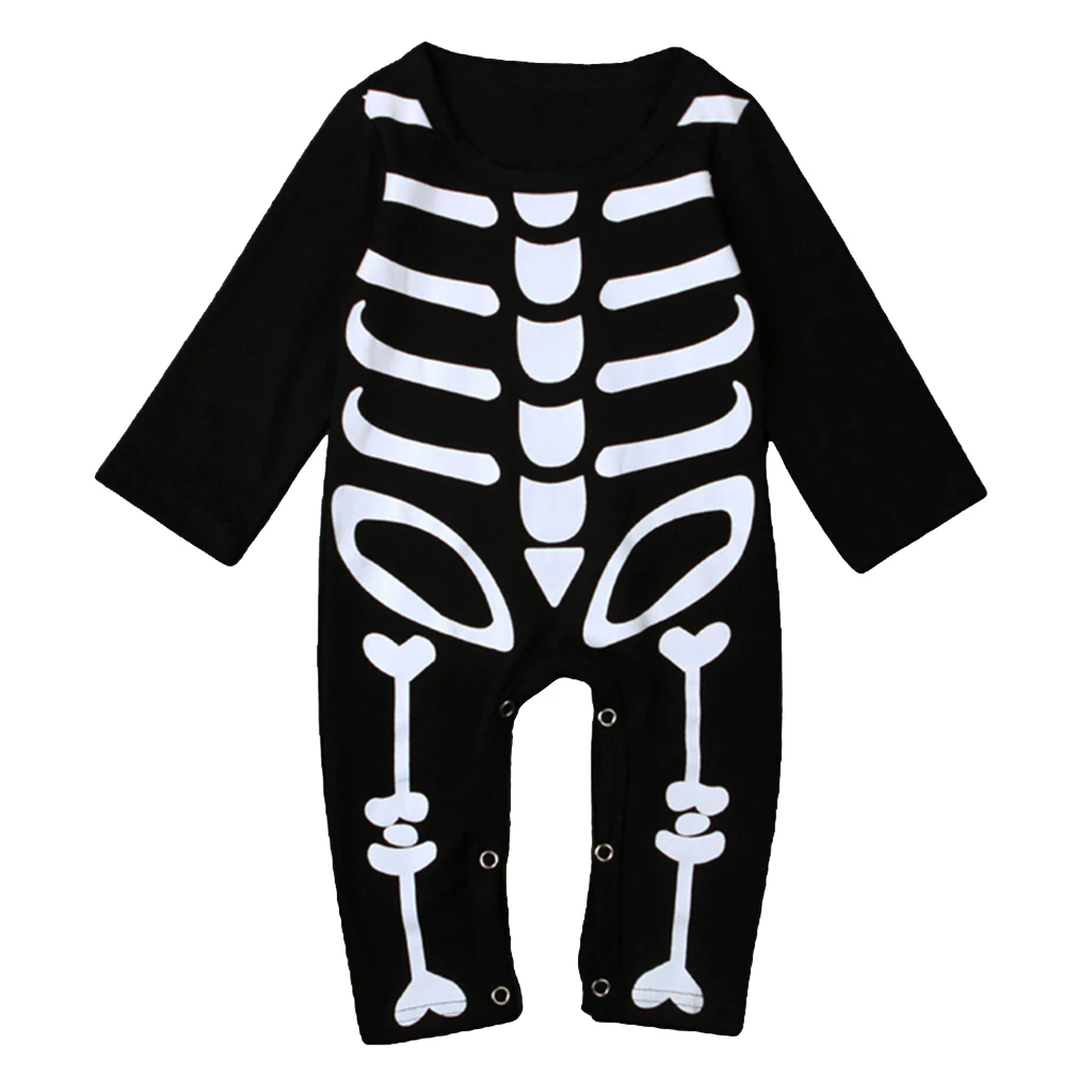 Halloween Ghost Party Costume Baby Kid Boy Girl Romper Bodysuit Outfit Jumpsuit
