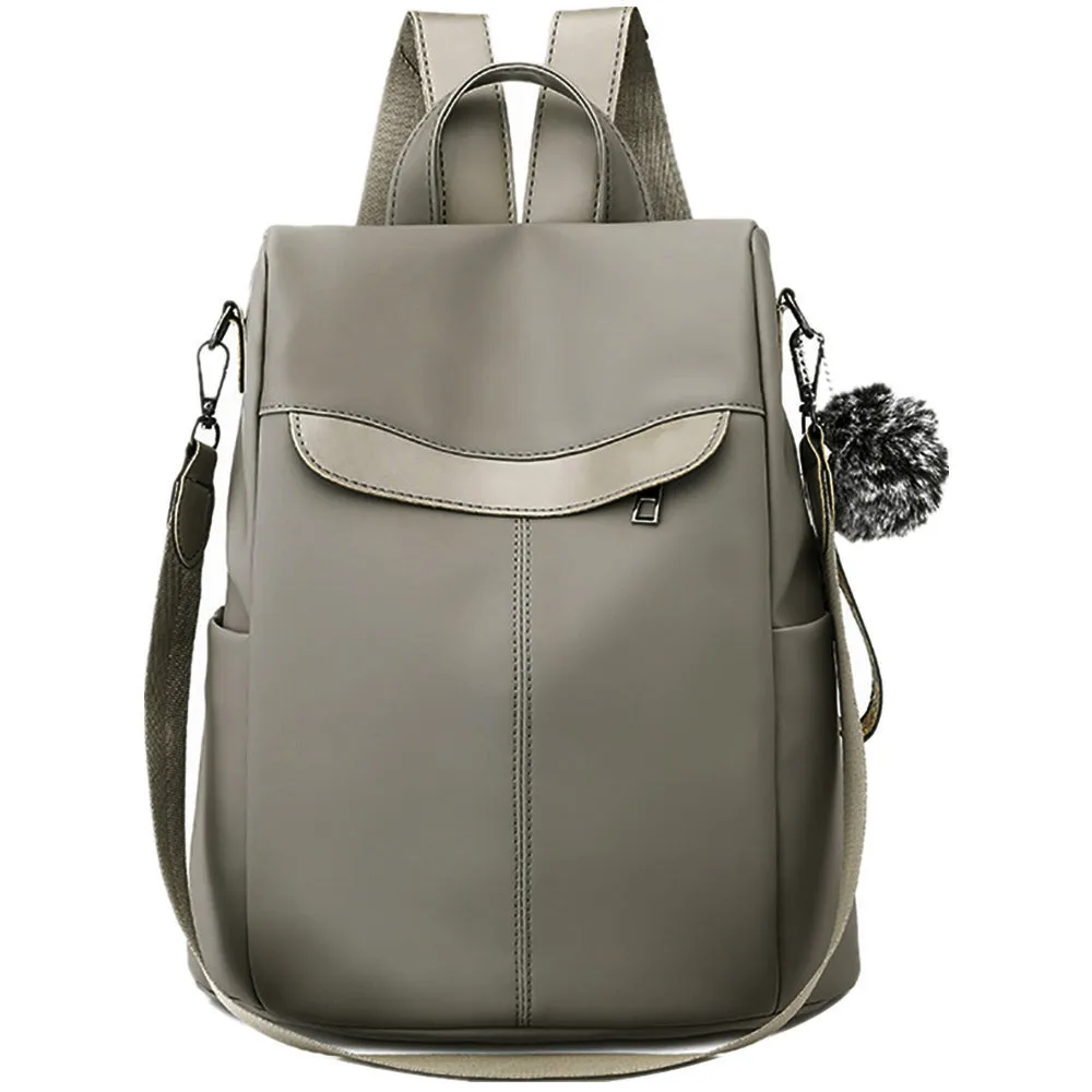 Женская большая Вместительная дорожная сумка на плечо, украшение для волос, студенческий Школьный рюкзак, тренд, дикая оксфордская тканевая сумка, рюкзак для путешествий