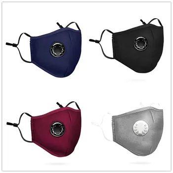 

Anti-dust PM2.5 Mouth Masks Non Woven Safe Breathable Protetive Masks Washable Reusable Cotton Masks Unisex Masks with Fliters