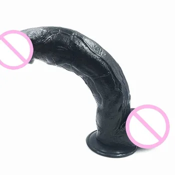 Giant Black Dildo Thick Huge Dildos Extreme Big Realistic Penis With Suction Cup Sex Product for Women (31CM ) 6