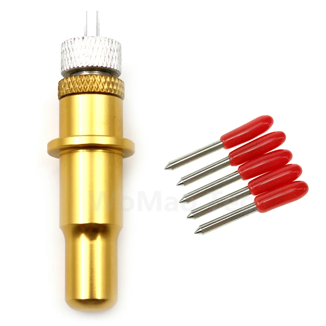 

Корпус держателя резака США + 5 шт. 45 градусов глубокая резка виниловый резак лезвие ножа