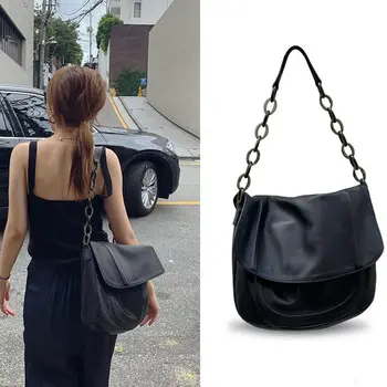 

Bags For Women 2020 Designer Chain Casual Shoulder Bag Women's New Soft Versatile Vintage Messenger Bag