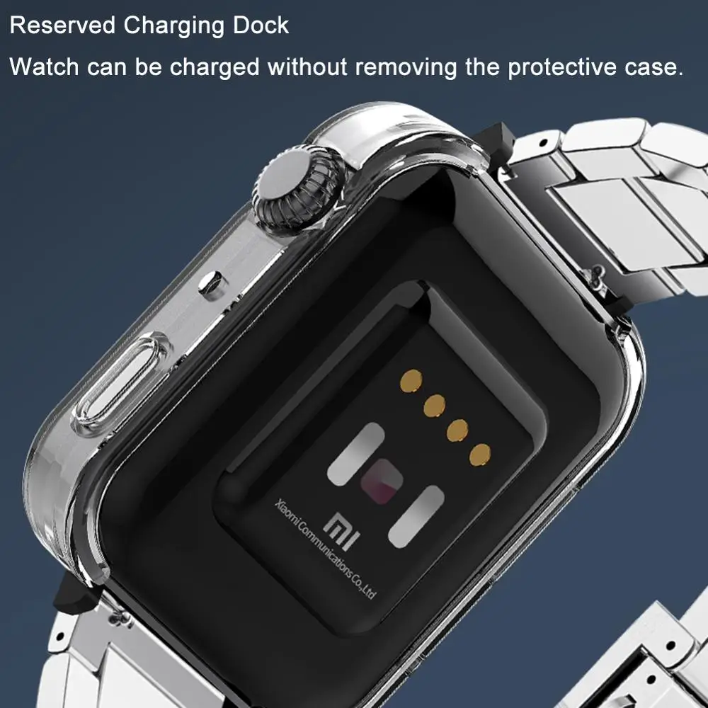 Защитный чехол для часов Xiaomi Smartwatch прозрачный устойчивый к падению защита Amazfit Bit
