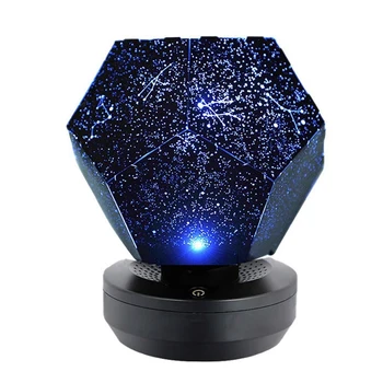 

LED Projection Lamp 3 Colors Rotating Play Starry Sky Projection Lights Bedroom Stars Romantic Starry Lights USB Type Lamp Music
