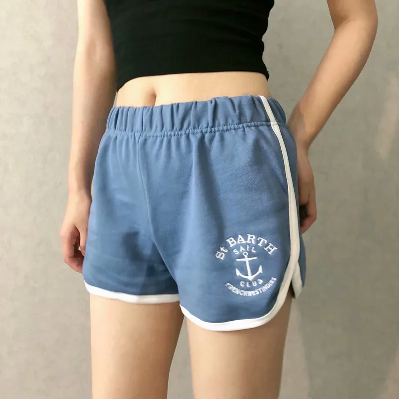 

UNUTH Girls Soft Cotton High Waist Shorts 2022 Summer Fashion Ladies High Street Casual Shorts Female Printed Straight Shorts