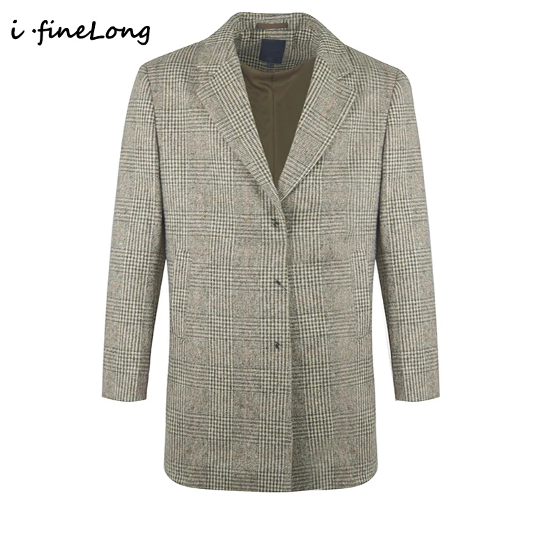 

Business Blazer Suit Sets Men Autumn Fashion Solid Slim Wedding Set Vintage Classic Blazer Men Clothing