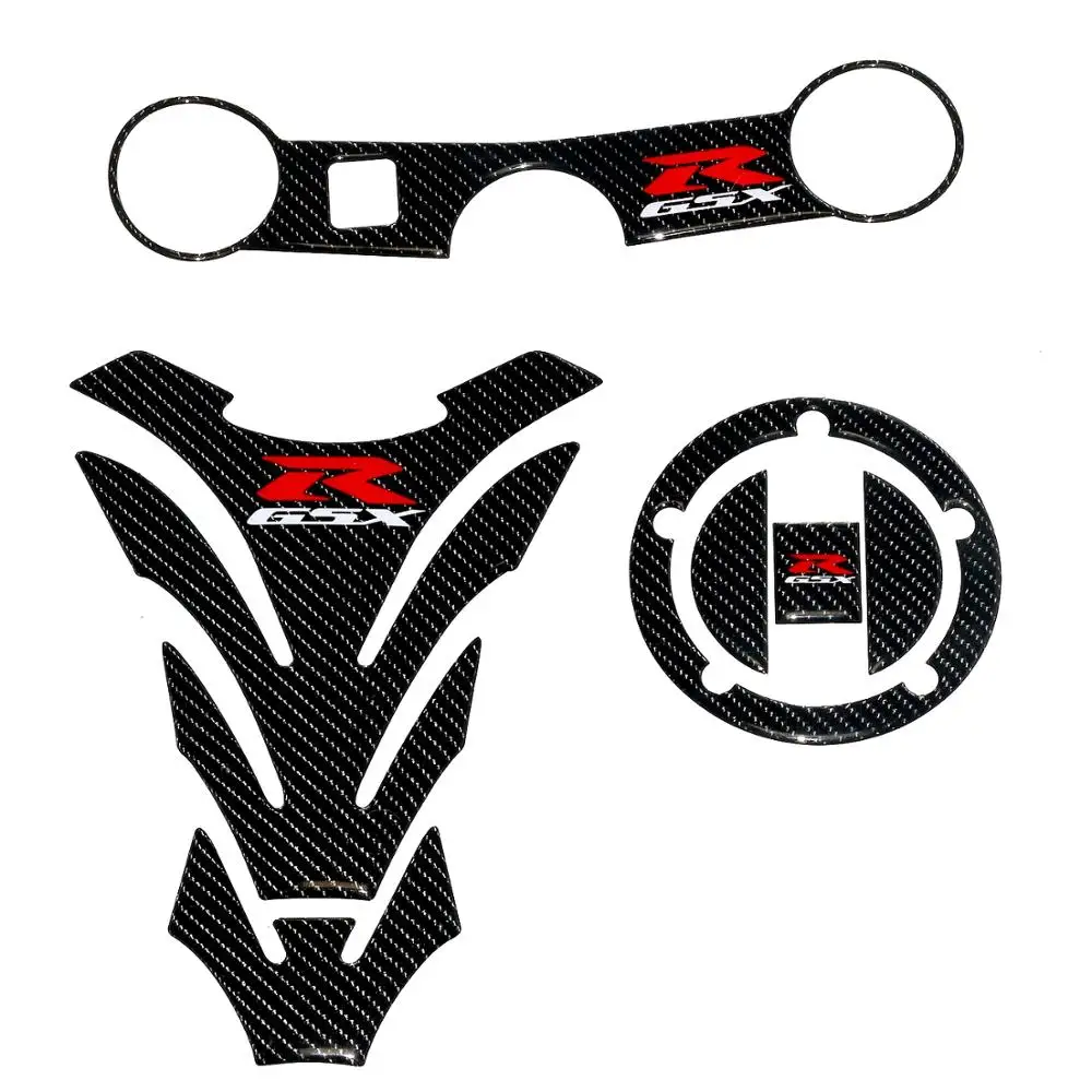 Color : A Motorbike Tank Protector K1 K3 K5 K6 K7 K8 K11 Carbon Tank Cap Sticker Tank Pad Fork Triple Tree Upper Clamp Decal For SUZUKI GSXR GSX-R 750 600 1000