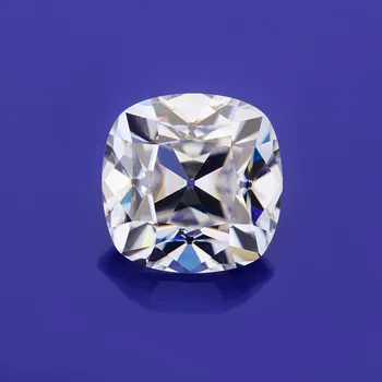 

Starsgem Super White EF Color 10*10mm Classic Old Mine Cushion Cut Moissanite Bead Loose Moissanite Gemstone