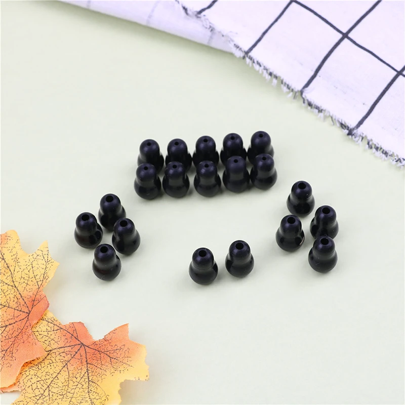 10pcs Black 2.5mm/3.5mm Silicone Earplugs Comfortable And Soft Stethoscope Earplug Eartips Earpieces For Stethoscope
