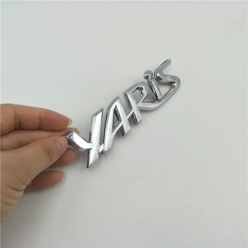 Для Toyota Yaris Автомобильный задний багажник значок эмблема логотип буквы наклейка