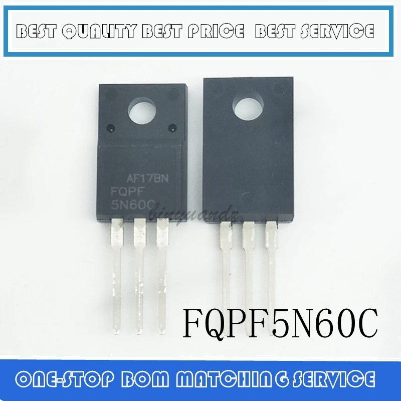 

10 шт. FQPF5N60C TO-220F 5N60C 5N60 N-Channel MOSFET