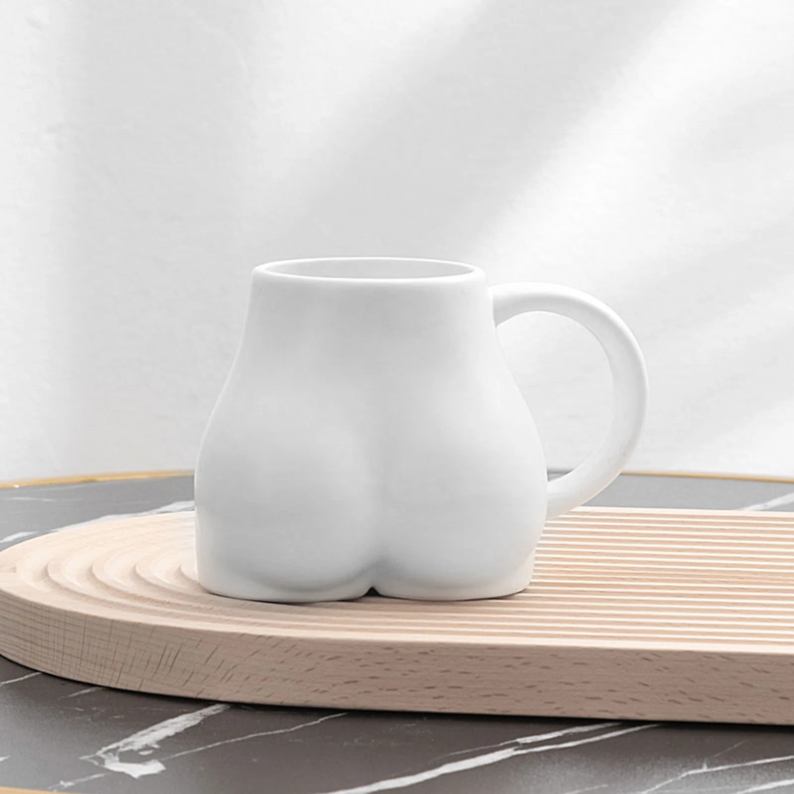 Personalized Ceramic Coffee Mug Funny Woman Body Ass Butt Shape Milk Cup Nordic Dining Table Decor Accessories Gifts | Дом и сад