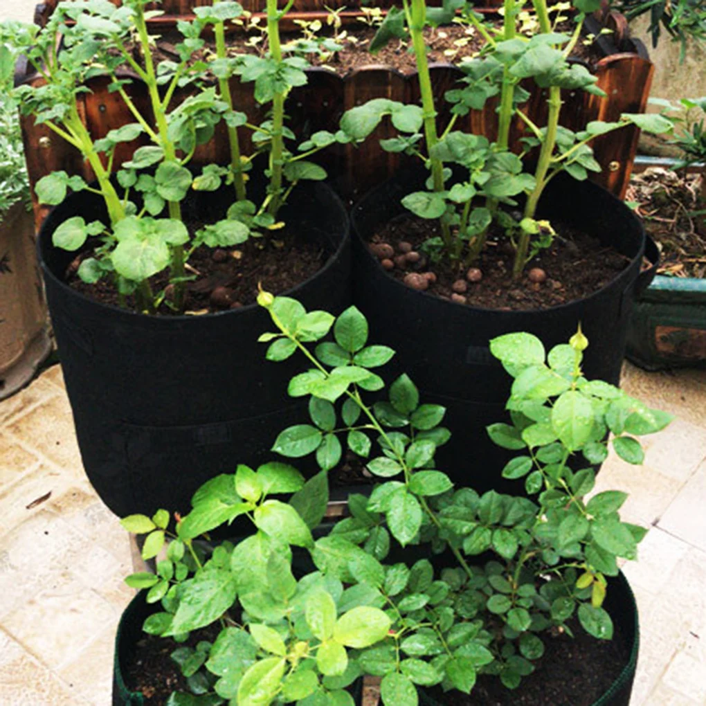 Домашний сад дышащий мешок для картофеля томатов овощей moestuin растительного роста сумка для жаровни вертикальные садовые мешки для выращивания горшок