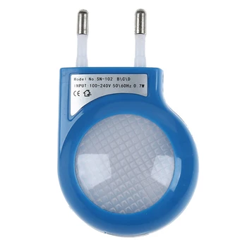 

Blue LED Sensor Night Lamp with 0.7W Low Power Plug