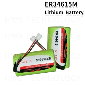 

2pcs ER34615M type D intelligent water meter instrument electric flow meter PLC 3.6 V lithium battery ER34615 With Plug